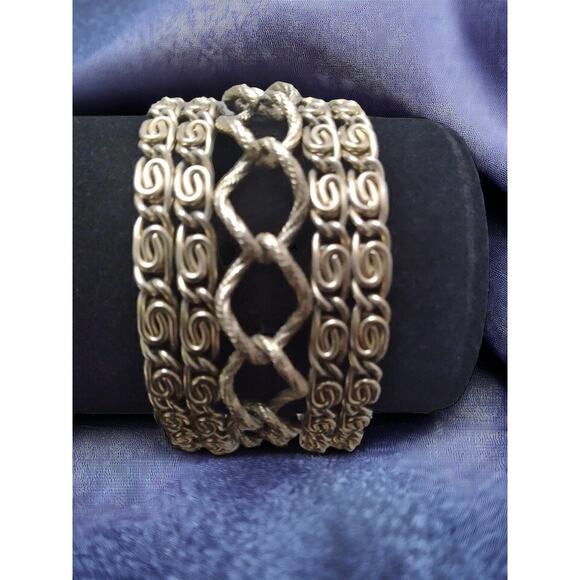 Vintage Bracelet Julio Marsella 5 Chain Signed Bracelet "Jules by Julio" Rare - Picture 1 of 7